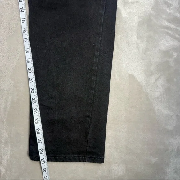 Levi's 502 Taper Fit Stretch Jeans Men's Sz 36x30 Black - Picture 10 of 11